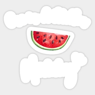 One In A Melon Mommy - Funny Watermelon Summertime Gift Sticker